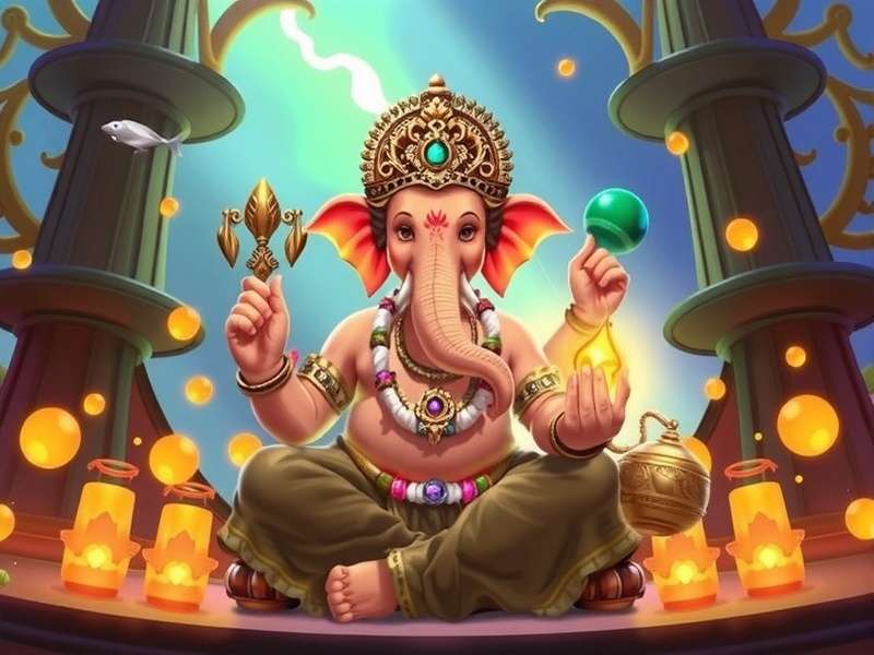 Vibrant artwork from Ganesha's Enchanted Realm Ganesha's Enchanted Realm game artwork
